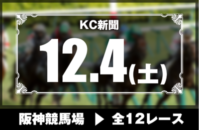 12/4(土)阪神競馬『KC新聞』全12レース