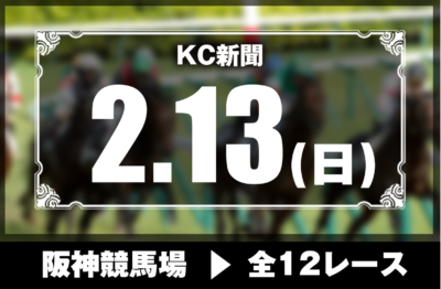 2/13(日)阪神競馬『KC新聞』全12レース