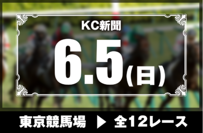 6/5(日)東京競馬『KC新聞』全12レース
