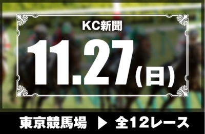 11/27(日)東京競馬『KC新聞』全12レース