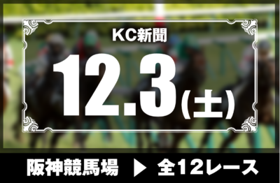 12/3(土)阪神競馬『KC新聞』全12レース
