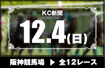 12/4(日)阪神競馬『KC新聞』全12レース